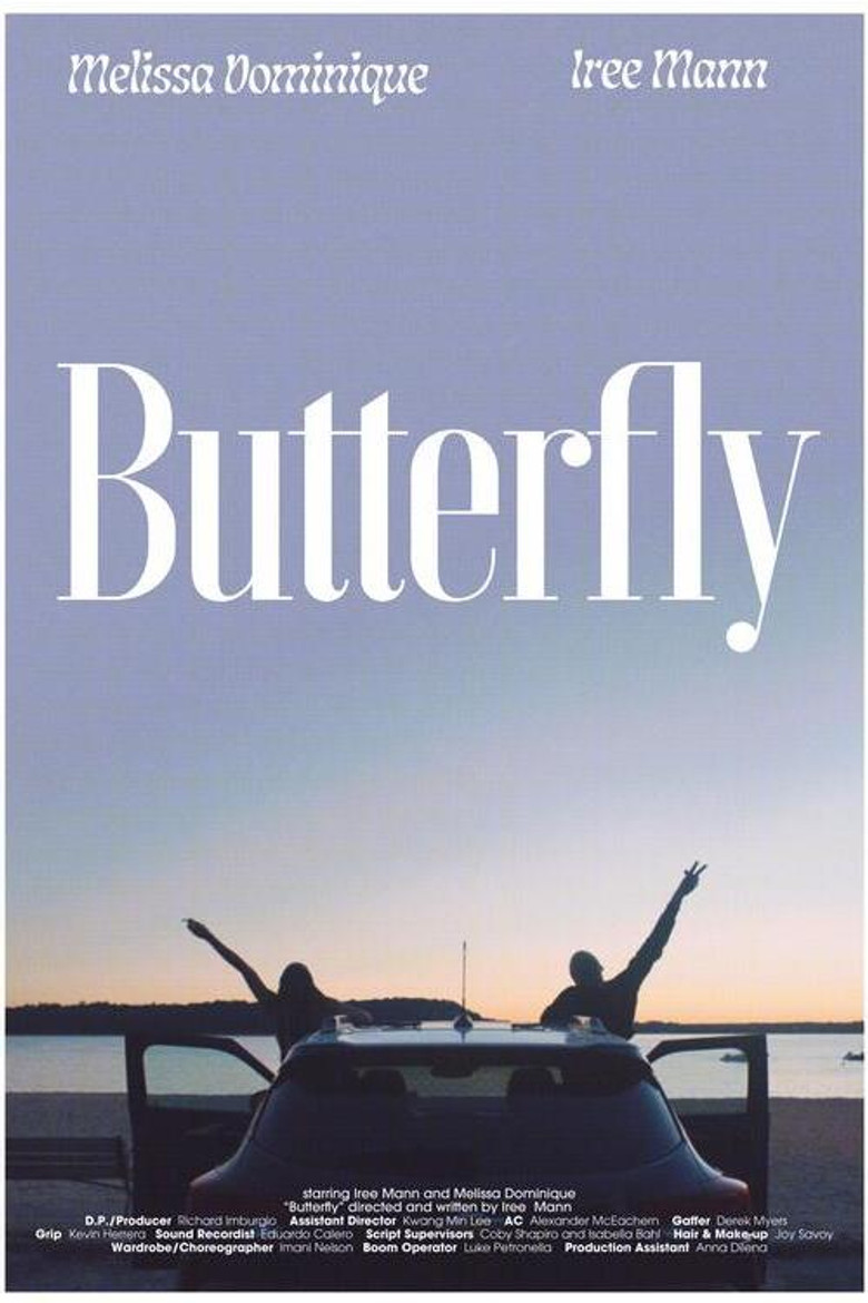 Butterfly poster background