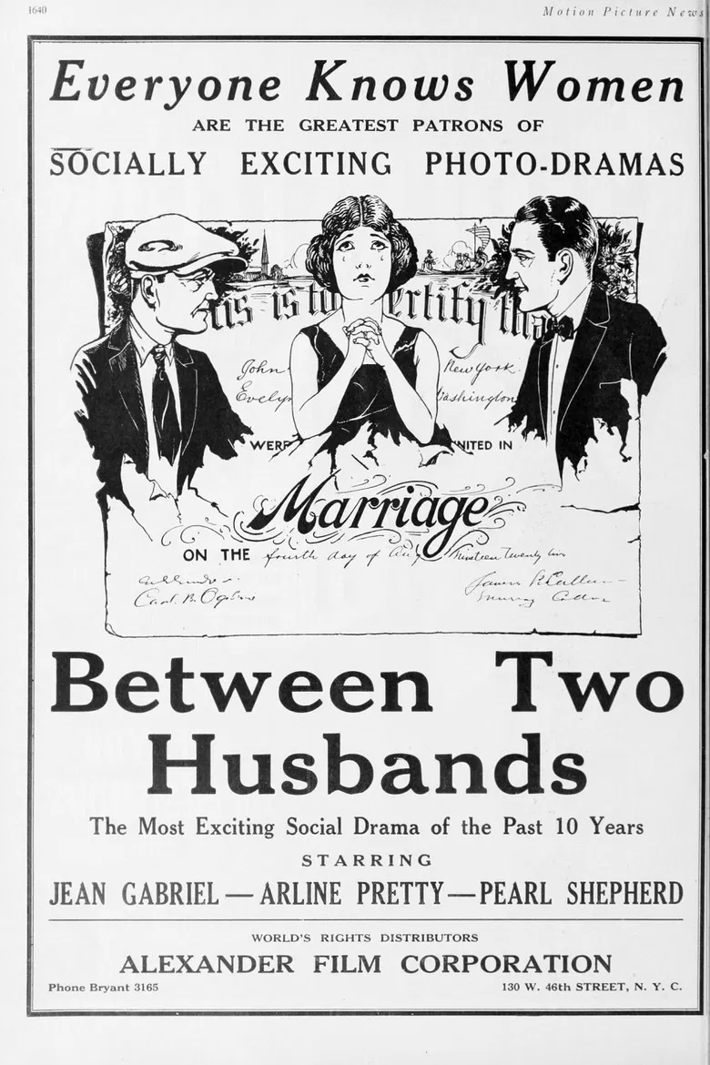 Between Two Husbands poster background