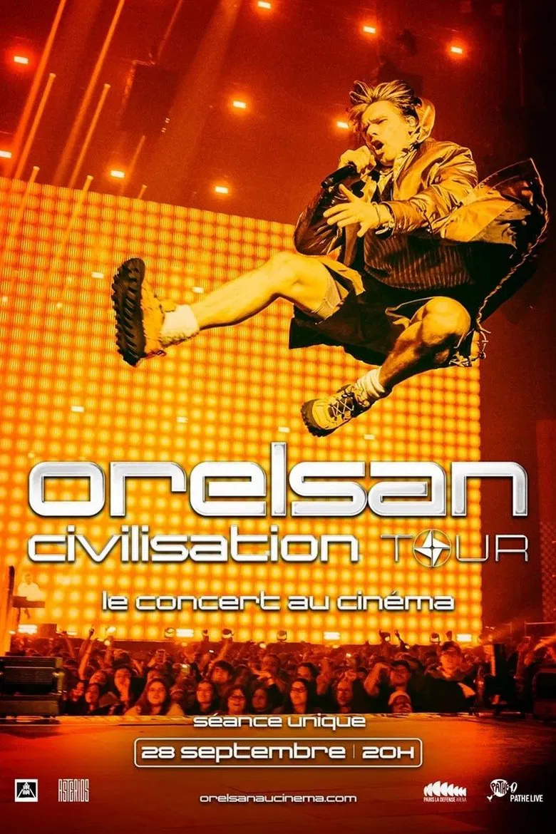 Orelsan - Civilisation Tour au cinéma poster background