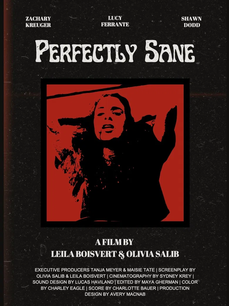 Perfectly Sane poster background