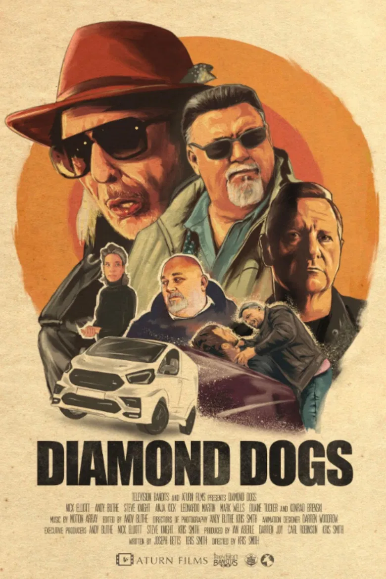 Diamond Dogs poster background