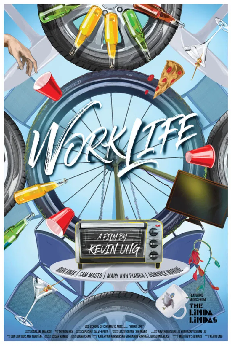 Work Life poster background