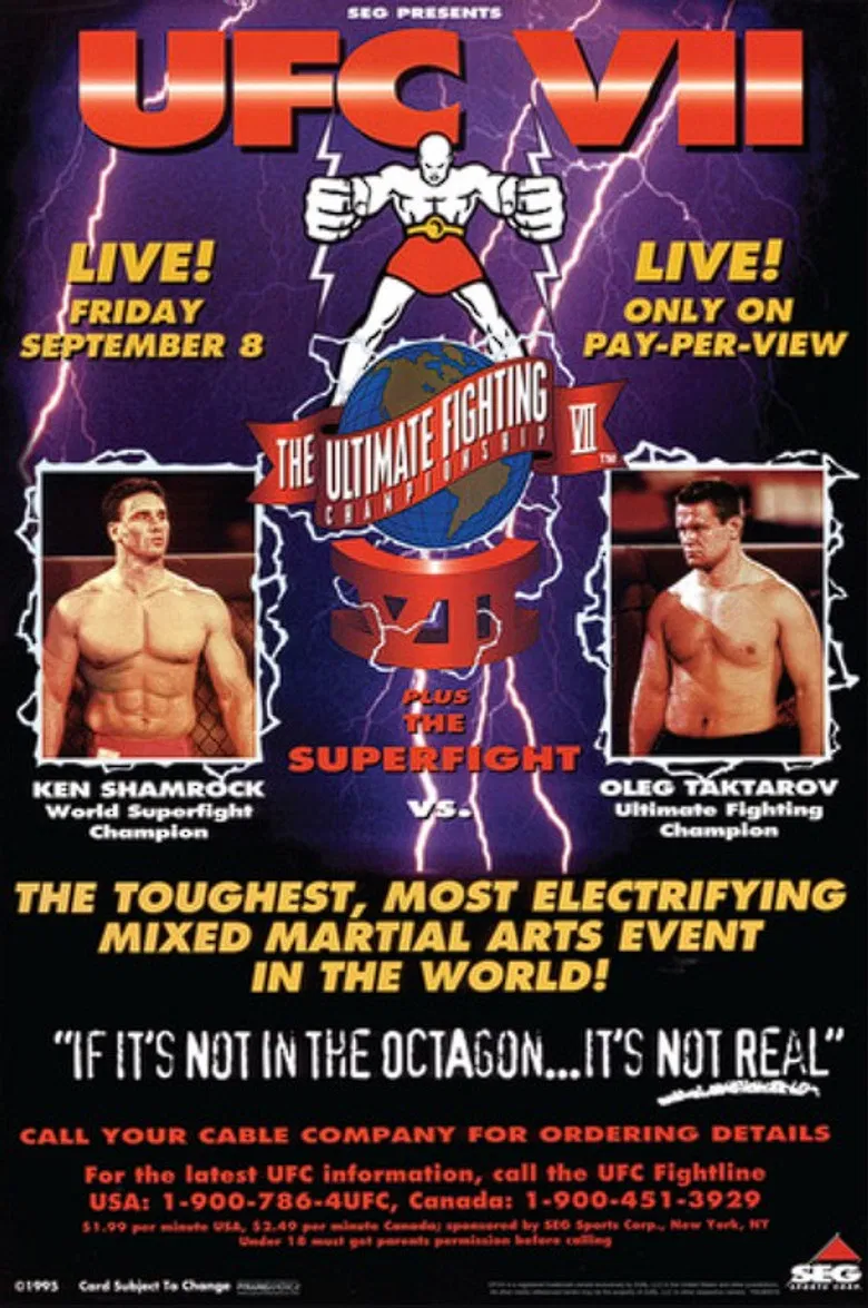 UFC 7: The Brawl in Buffalo poster background