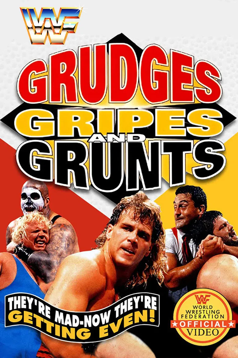 WWE Grudges, Gripes & Grunts poster background