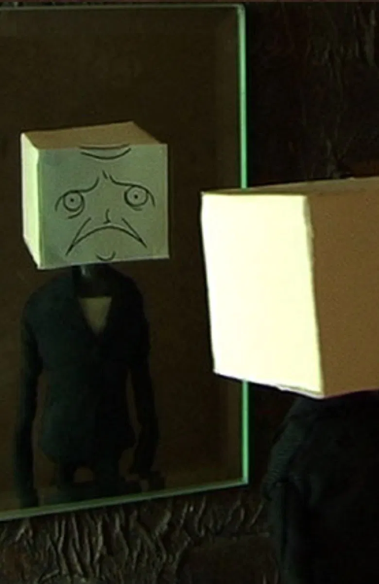 White poster background