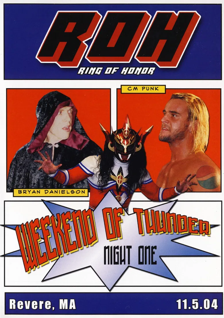 ROH: Weekend of Thunder - Night 1 poster background