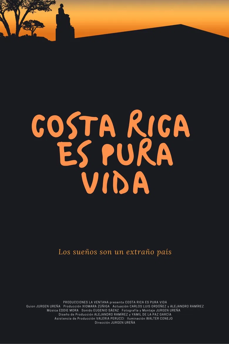 Costa Rica is Pura Vida poster background