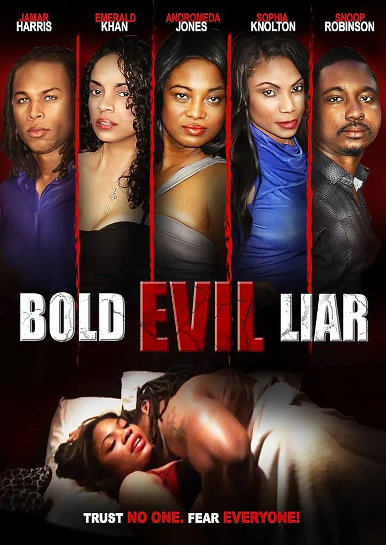 Bold Evil Liar poster background