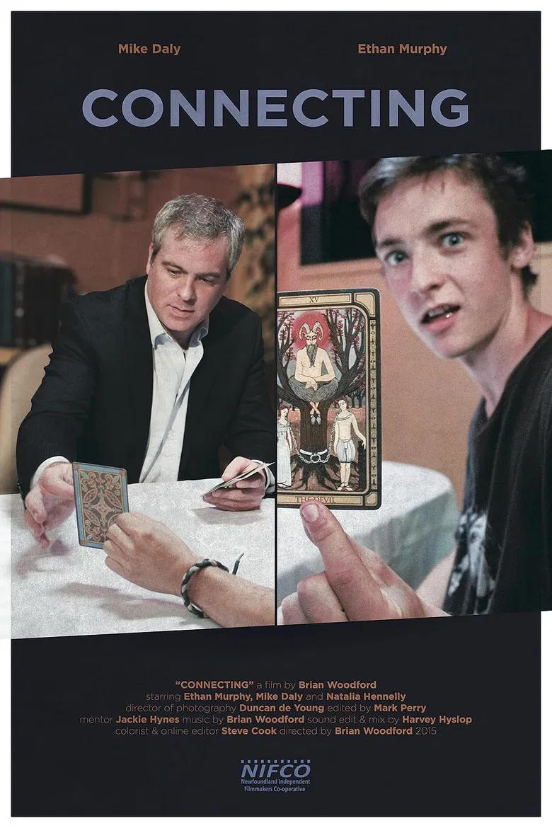 Connecting poster background