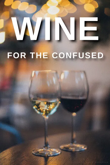 Wine for the Confused poster background