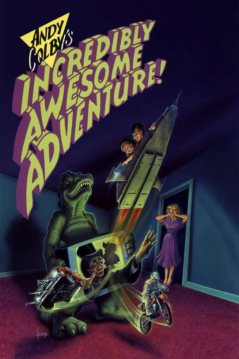 Andy Colby’s Incredibly Awesome Adventure poster background