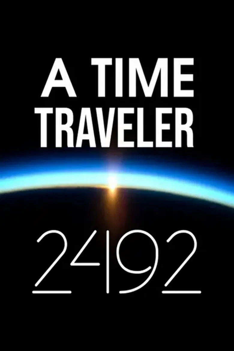 A Time Traveler: 2492 poster background