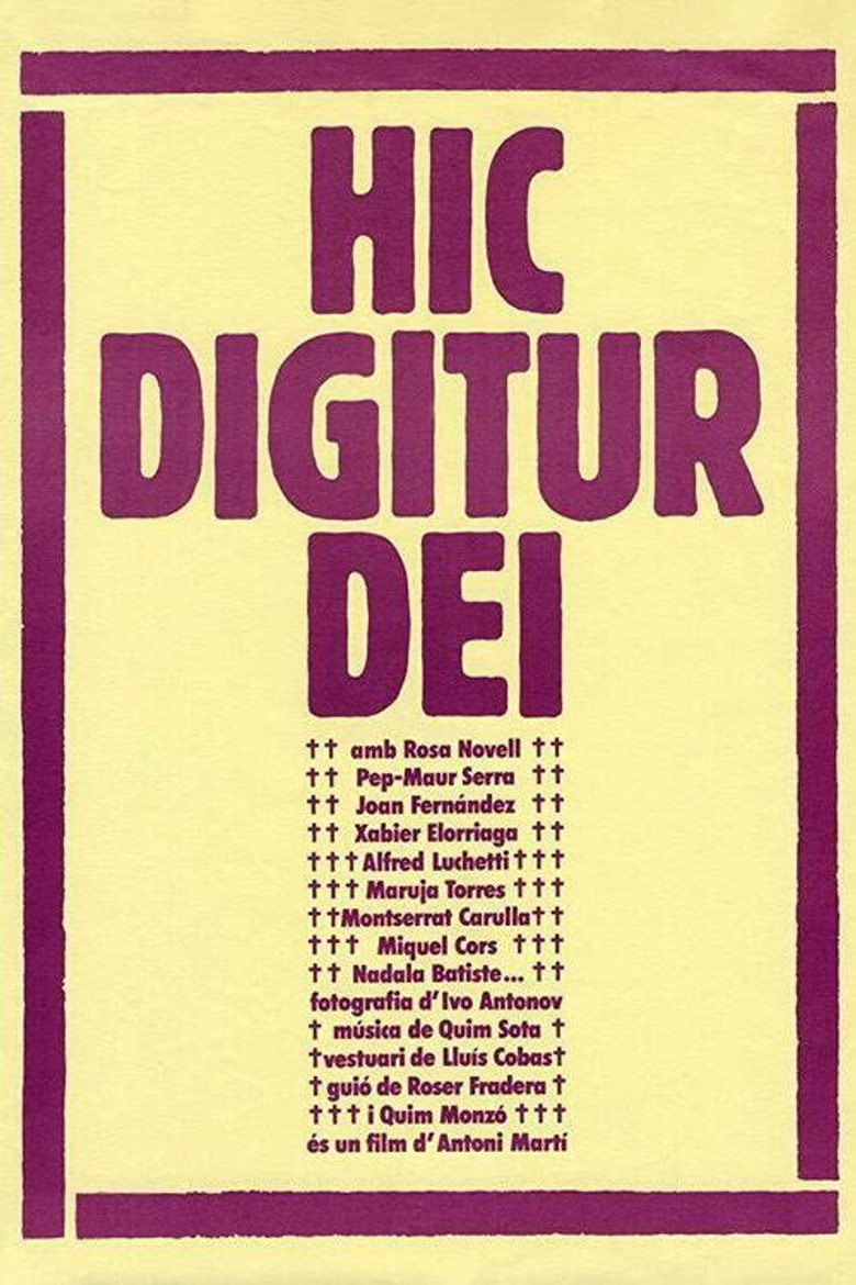 Hic Digitur Dei poster background