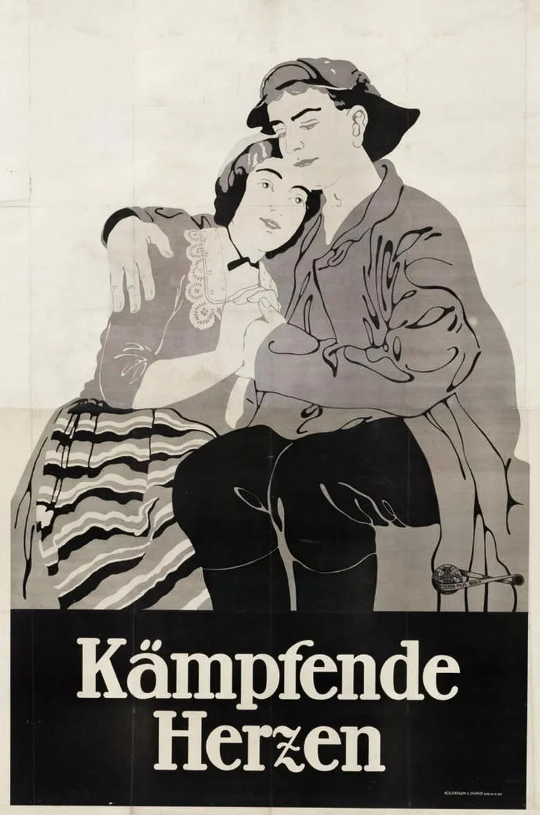 Kämpfende Herzen poster background