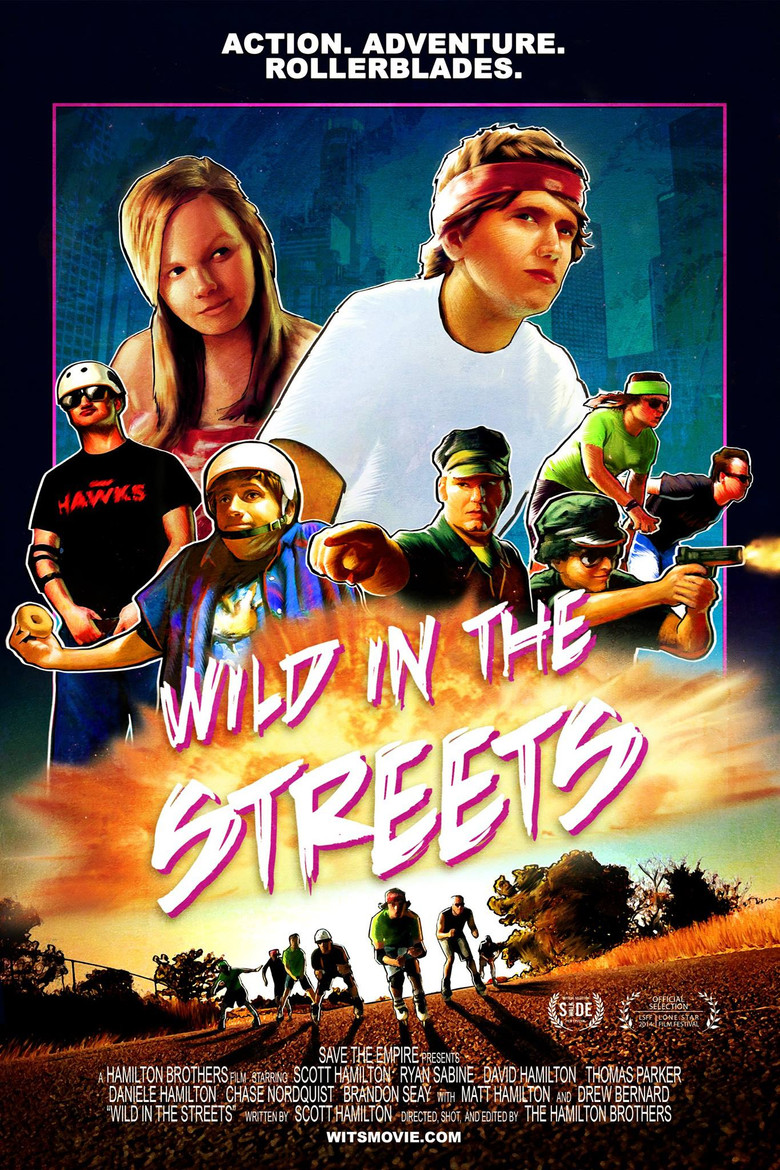 Wild in the Streets poster background