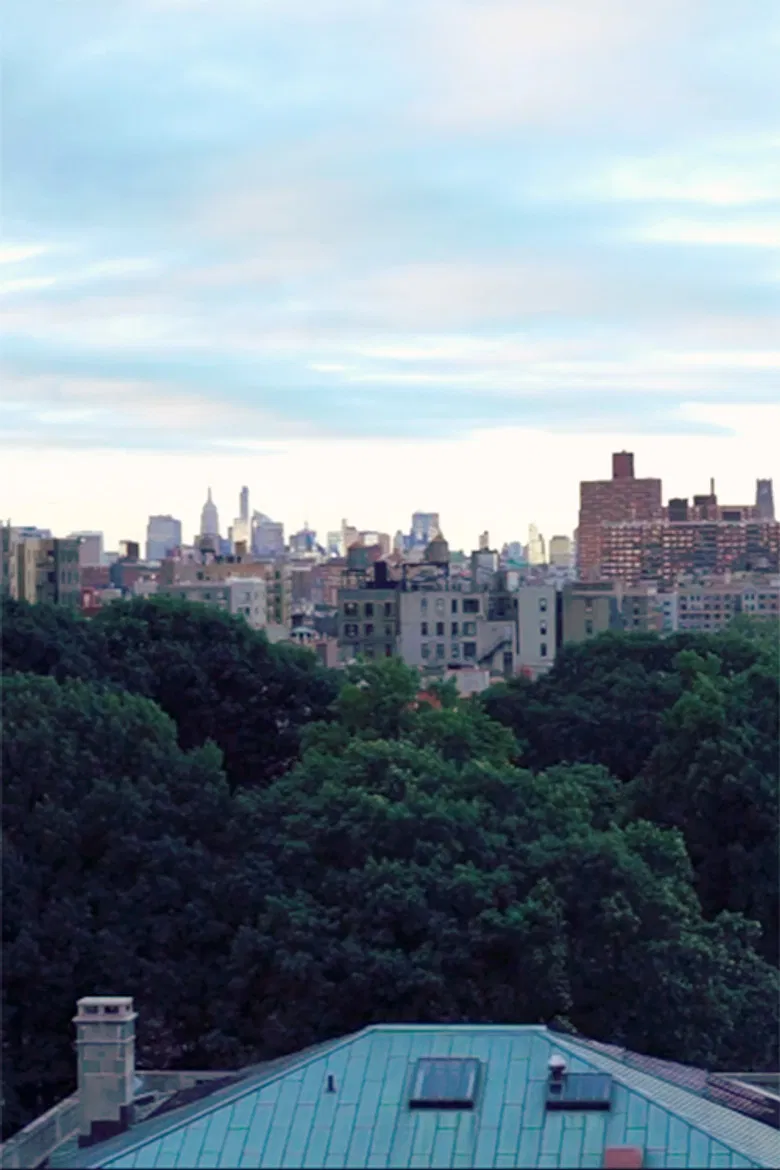 Notes on Blue poster background