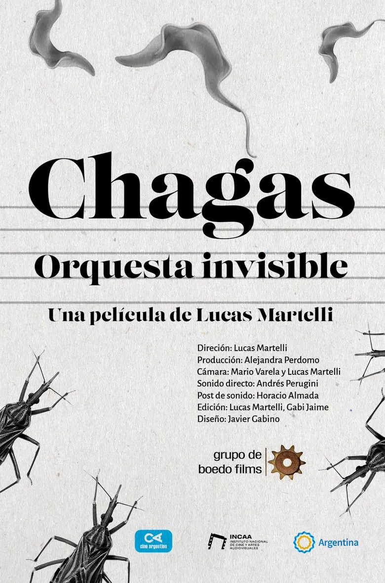 Chagas, orquesta invisible poster background