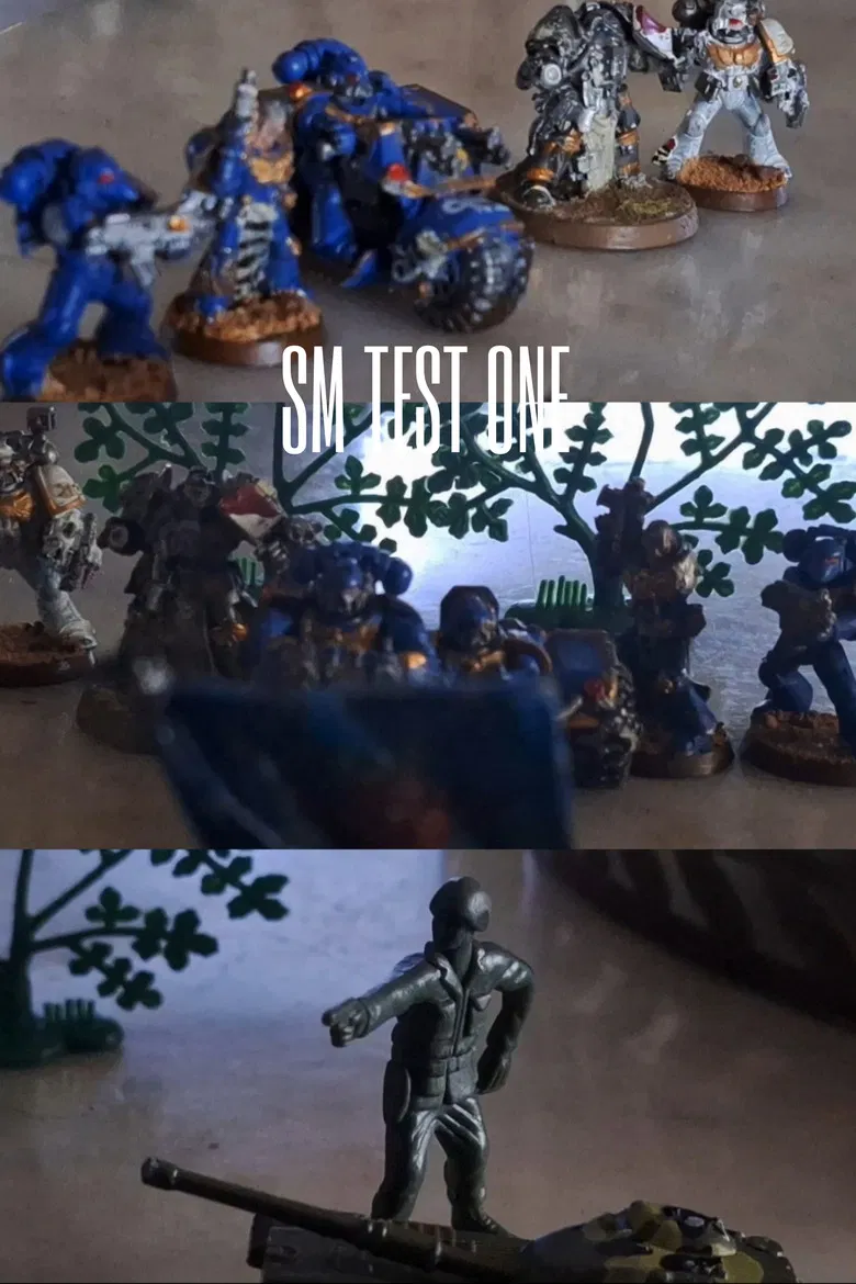 SM TEST ONE poster background