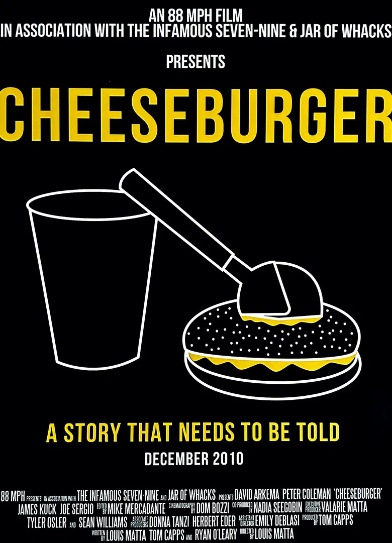 Cheeseburger poster background