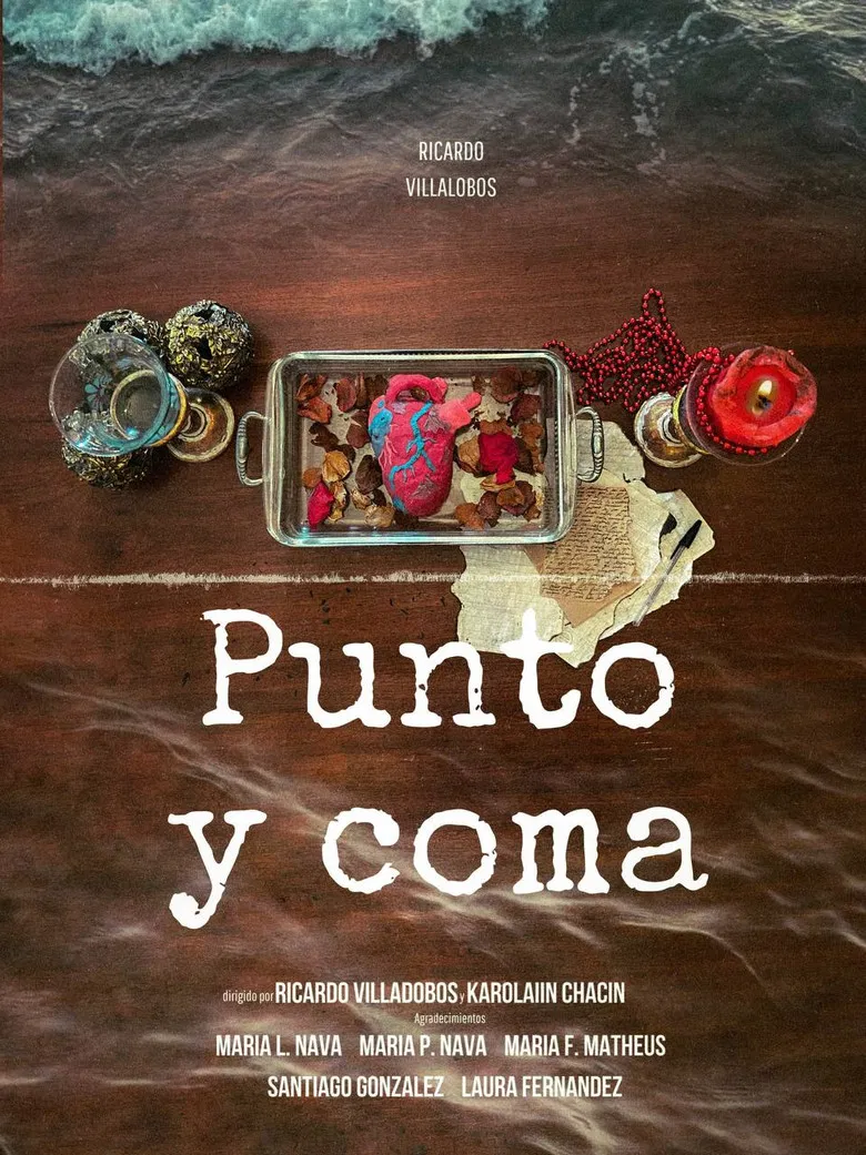 Punto y Coma poster background