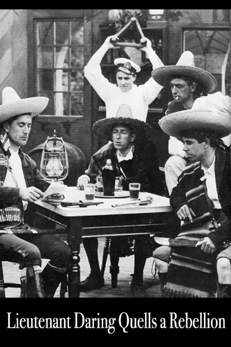 Lieutenant Daring Quells a Rebellion poster background