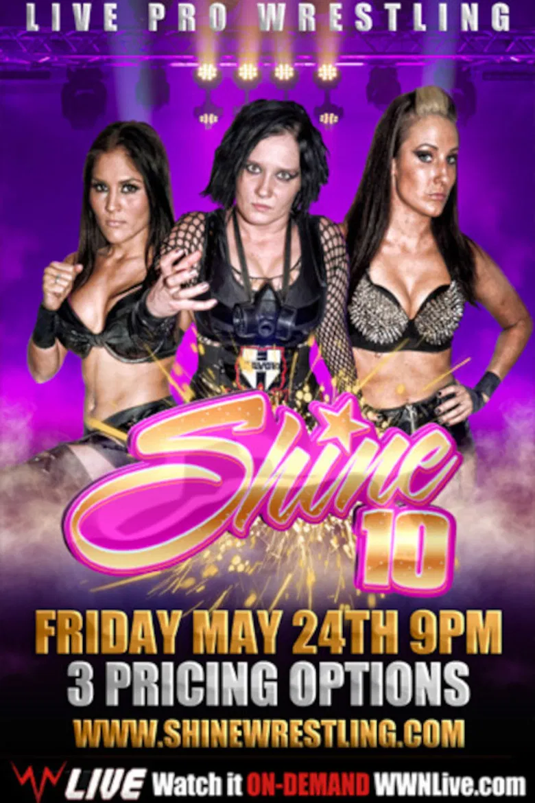 SHINE 10 poster background