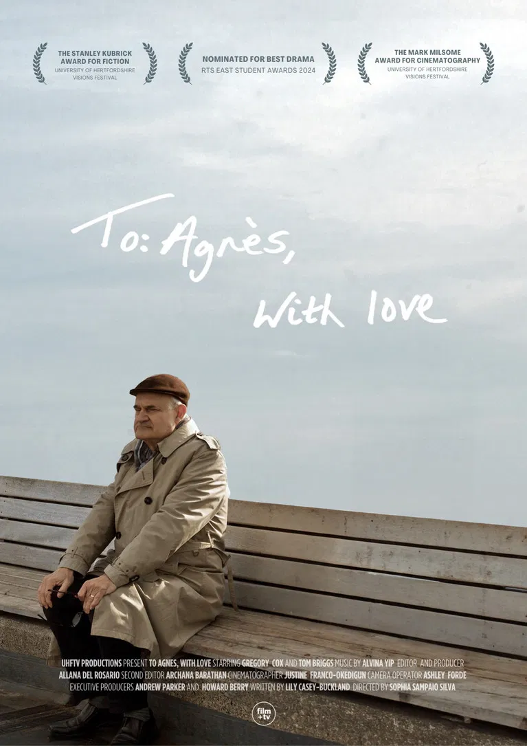 To: Agnès, With Love poster background