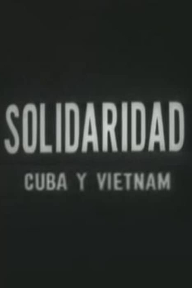 Solidaridad Cuba y Vietnam poster background