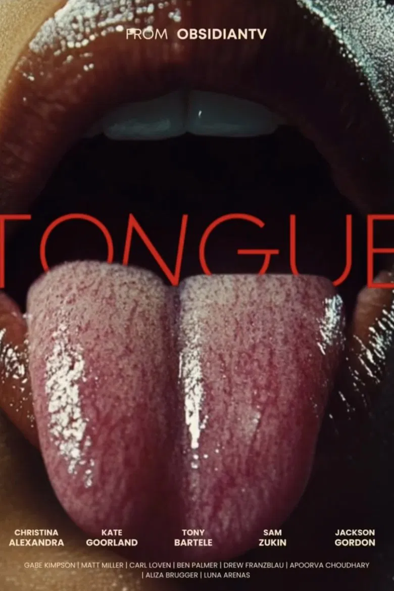 Tongue poster background