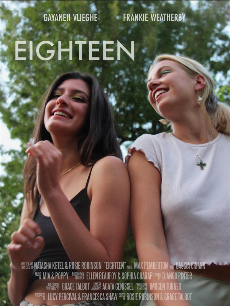 Eighteen poster background