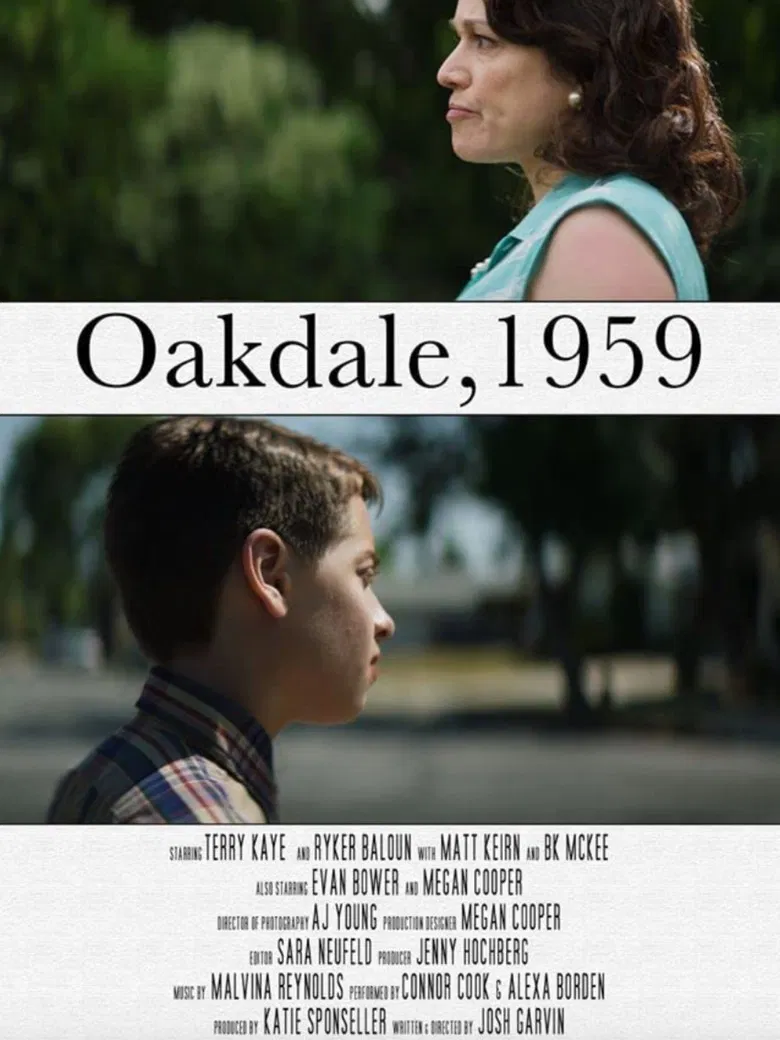 Oakdale 1959 poster background