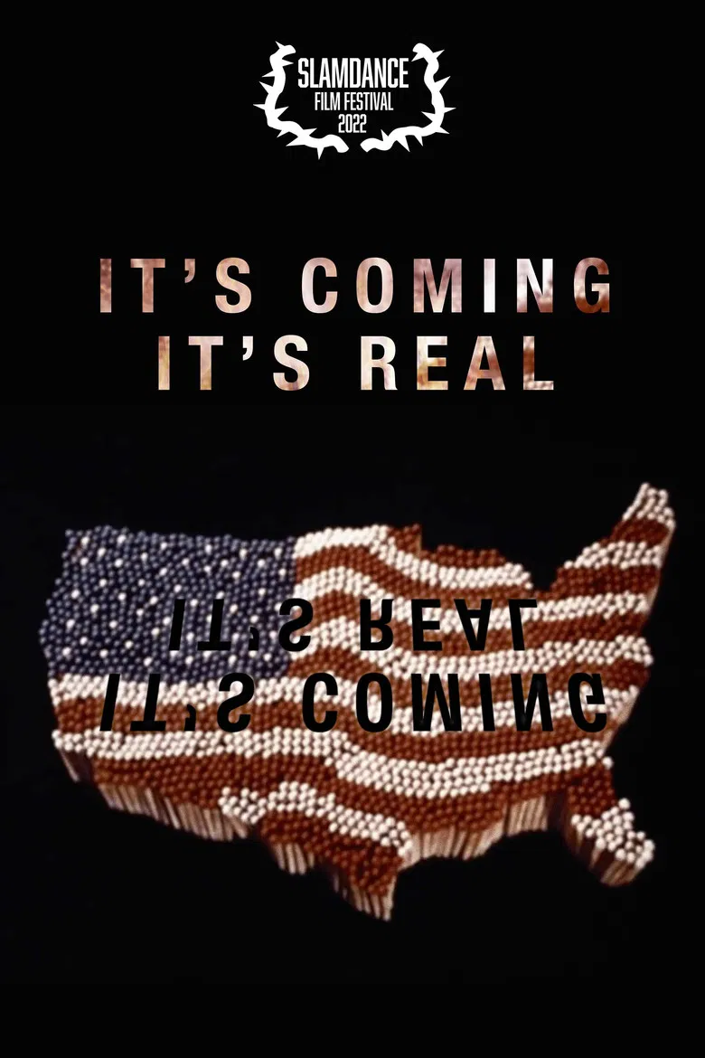 It's Coming It's Real poster background