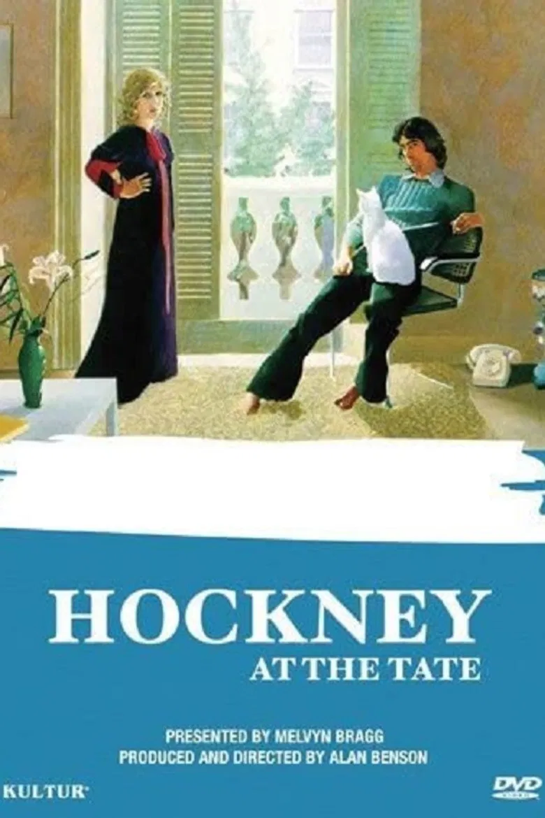 Hockney at the Tate poster background