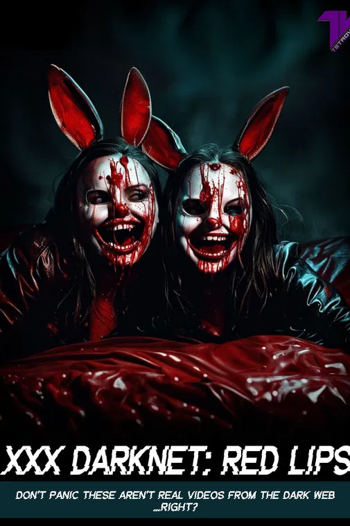 XXX Darknet: Red Lips poster background