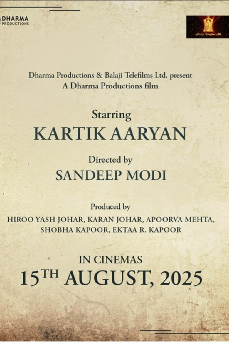 Untitled Sandeep Modi/Kartik Aaryan Project poster background