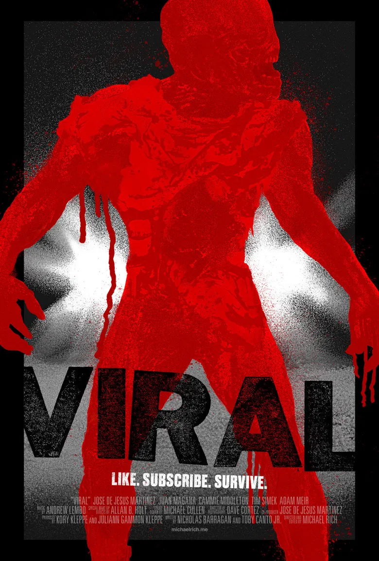 Viral poster background
