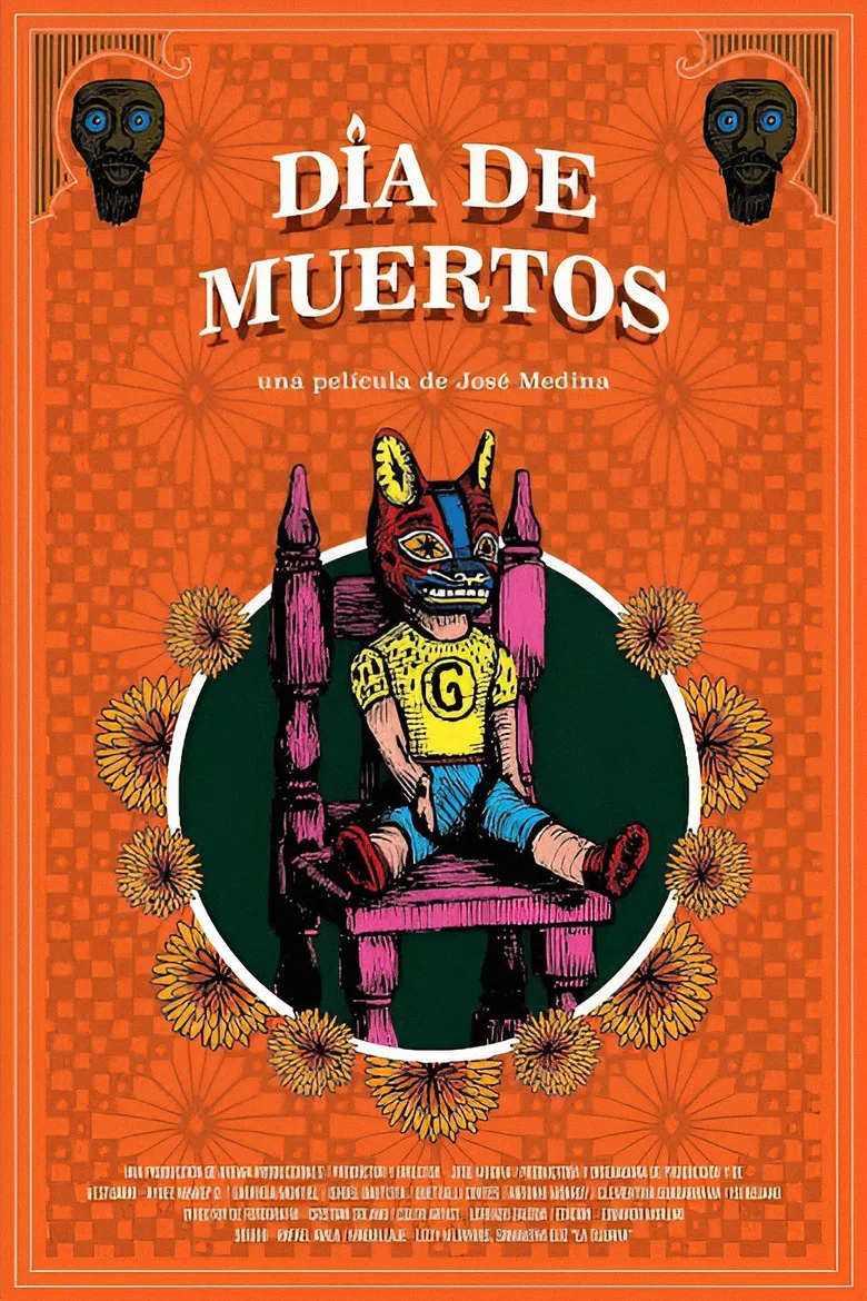 Día de Muertos poster background