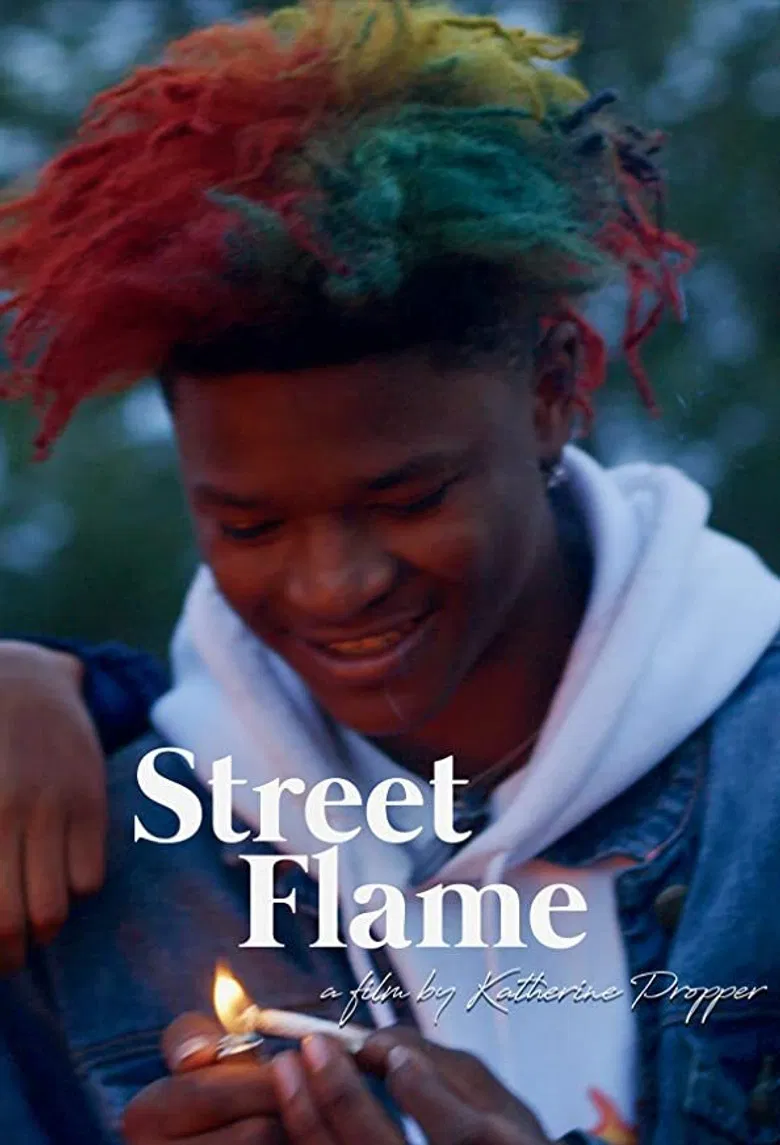 Street Flame poster background