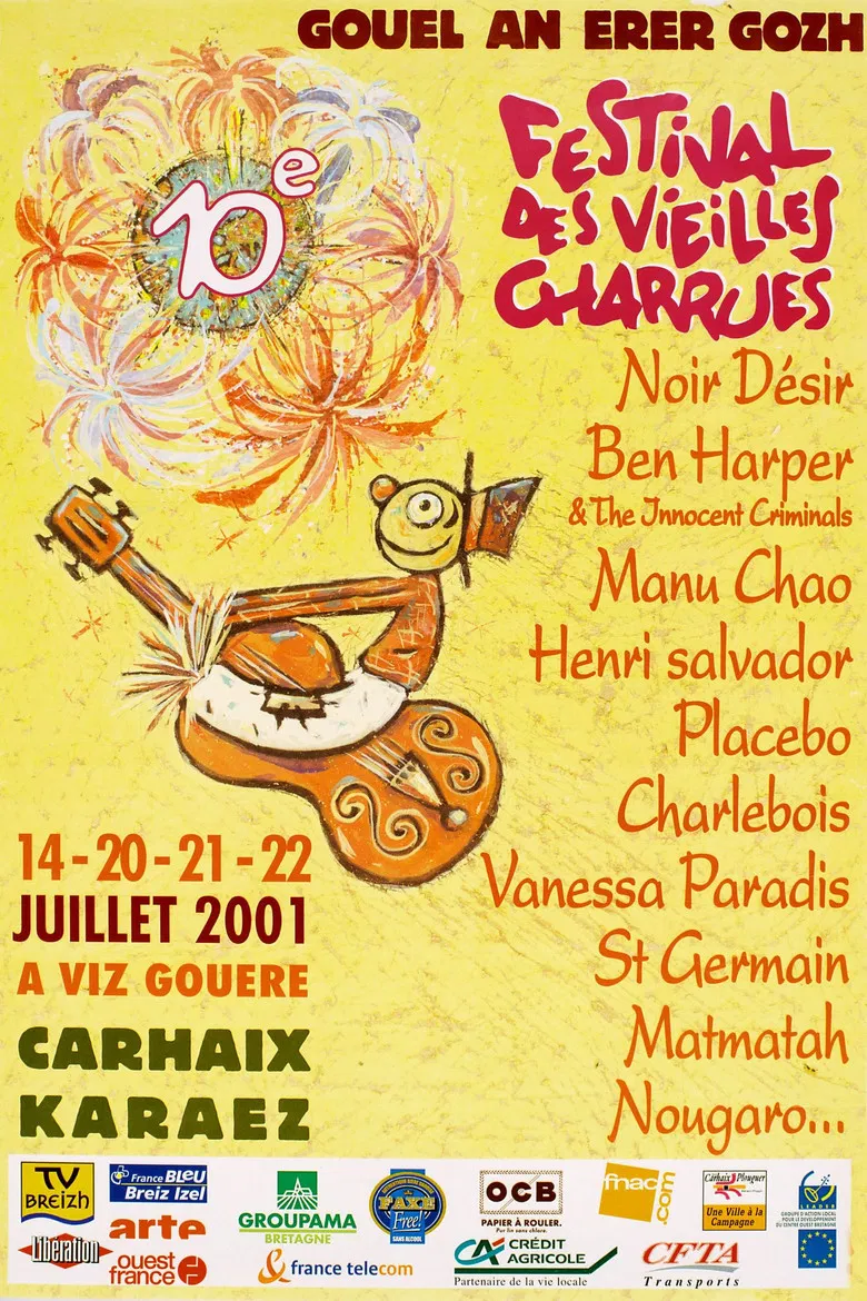 Matmatah - Vieilles Charrues poster background