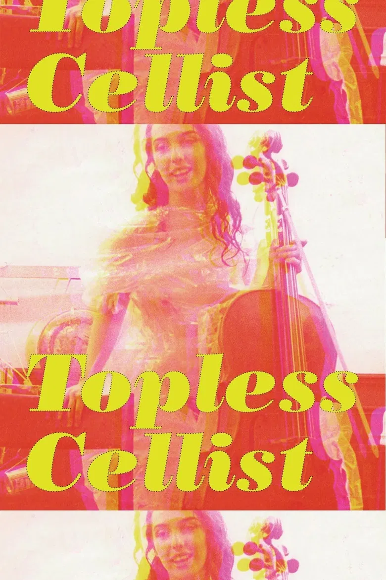 "Topless Cellist" Charlotte Moorman poster background