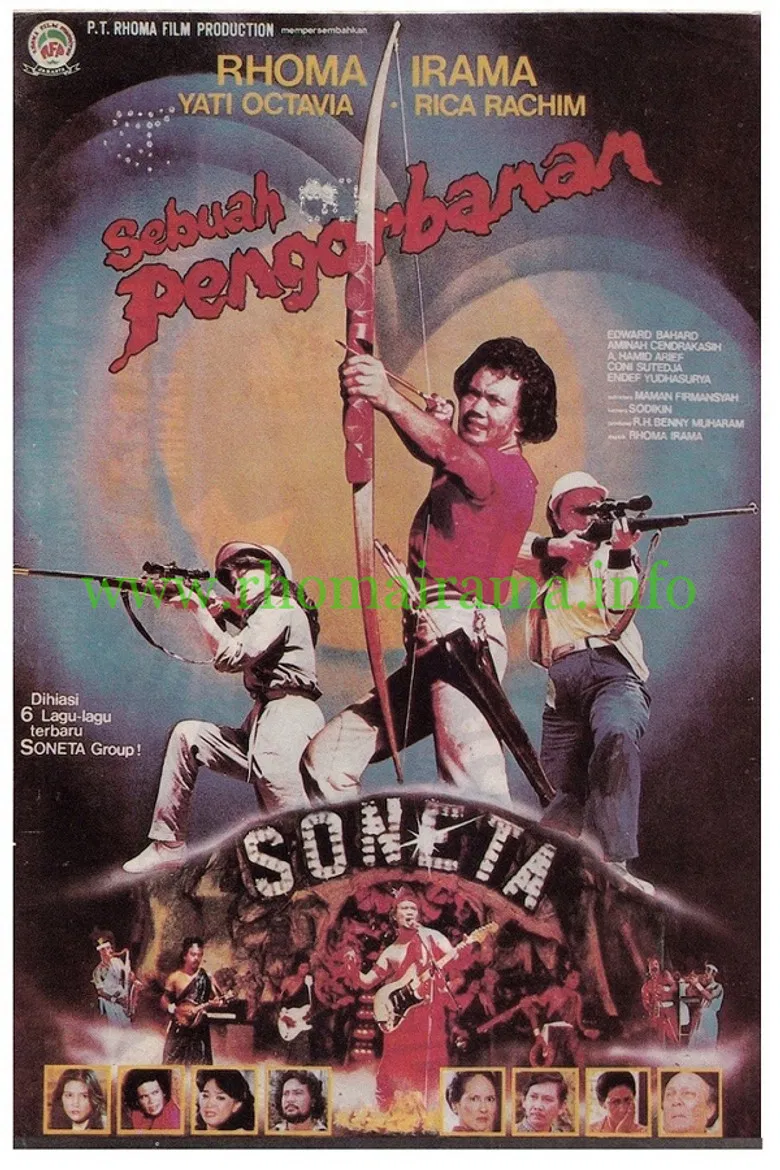 Pengorbanan poster background