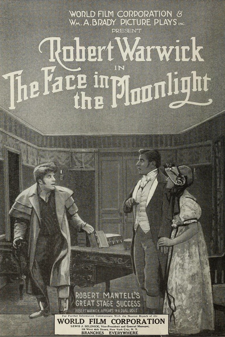 The Face in the Moonlight poster background