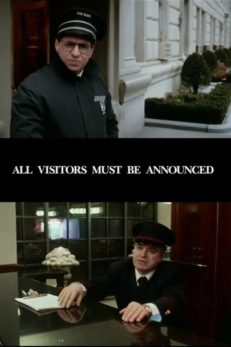 All Visitors Must Be Announced: The Lives and Loves of Doormen in New York City poster background