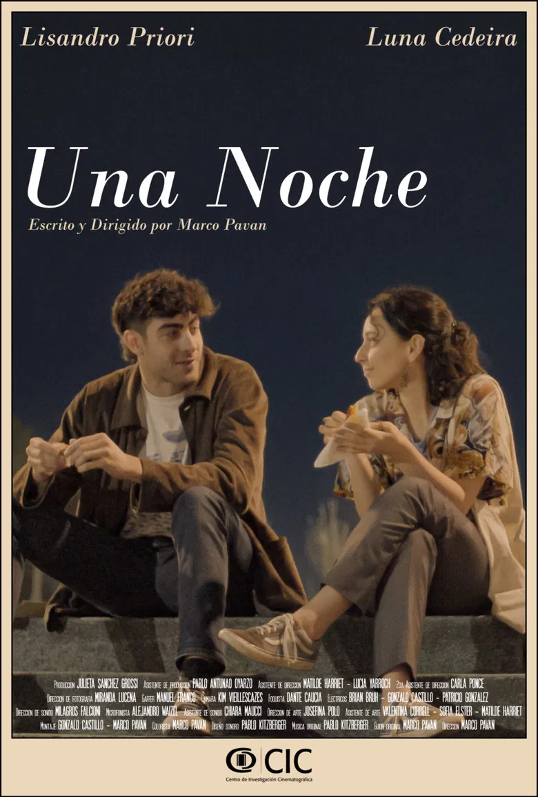 Una Noche poster background