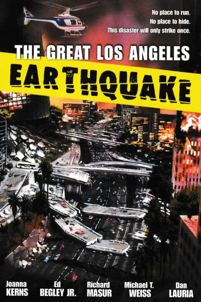 The Great Los Angeles Earthquake poster background