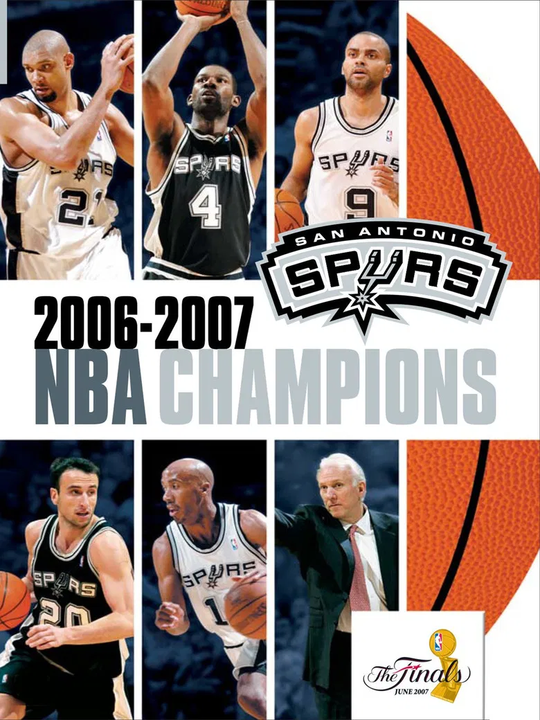 2007 NBA Championship: San Antonio Spurs poster background