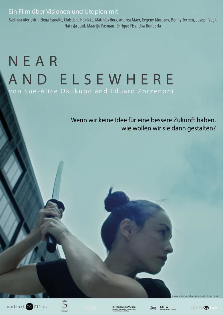 Near and Elsewhere poster background
