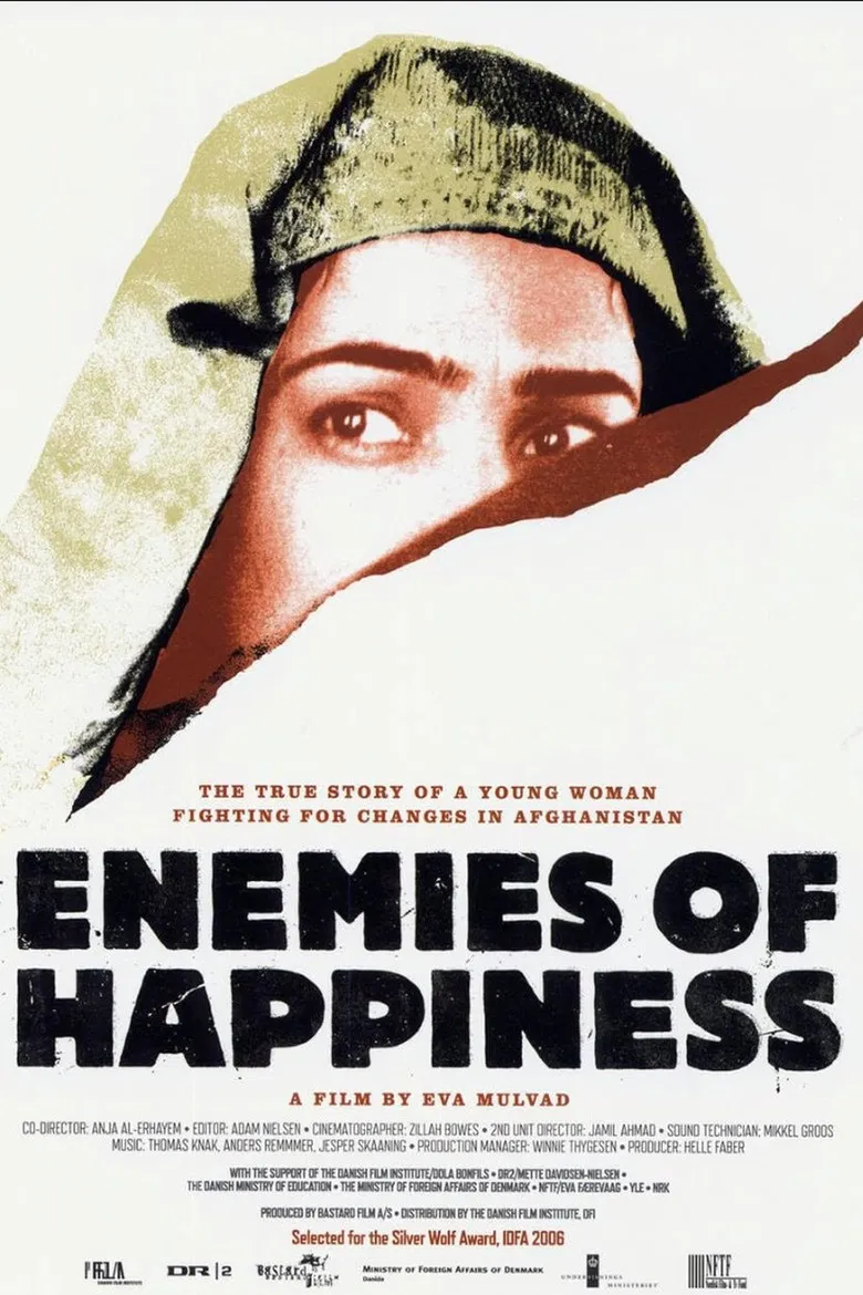Enemies of Happiness poster background