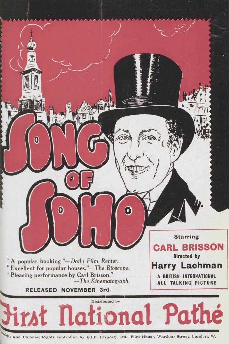 Song of Soho poster background