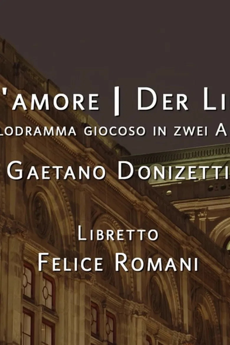 Der Liebestrank - Wiener Staatsoper 2022 poster background